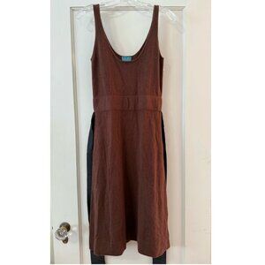 Uluru | Brown Cashmere Midi Tank Dress